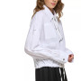 Women's Long-Sleeve Drawstring-Detail Dropped-Shoulder Shirt