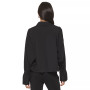 Women's Long-Sleeve Drawstring-Detail Dropped-Shoulder Shirt