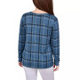Petite Long Sleeve Knit Keyhole with Studs Top