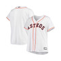 Women's White Houston Astros Plus Size Home Replica Team Jersey