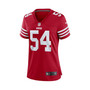 Women's Fred Warner Scarlet San Francisco 49ers Player Game Jersey