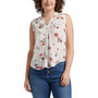 Women's Sleeveless Rayon Lightweight V-Neck Blouse