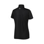 Women's Black Kentucky Derby 150 Quarter-Zip Mock Neck Polo Shirt
