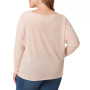 Plus Size Giana Drop-Shoulder Wide-Neck Top