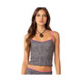 Women's Lele leopard print ribbed tank top