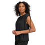Women's Jewel-Neck Extend-Tie-Shoulder Top