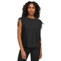Women's Jewel-Neck Extend-Tie-Shoulder Top