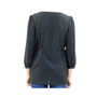 3/4 Sleeve Button Front Babydoll Maternity Top