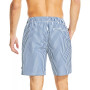 Men's Drawstring Seersucker Striped  8" Swim Trunks