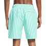 Men's Drawstring Seersucker Striped  8" Swim Trunks