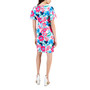 Women's Scuba Crepe Flutter-Sleeve Sheath Dress