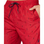 Men's Quick-Dry Anchor-Print 8" Swim Trunks