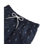 Men's Quick-Dry Anchor-Print 8" Swim Trunks