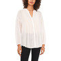 Women's Drop Shoulder Blouse with Pin tucks