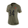 Women's Walter Payton Olive Chicago Bears 2022 Salute To Service Retired Player Limited Jersey