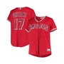 Women's Shohei Ohtani Red Los Angeles Angels Plus Size Replica Player Jersey