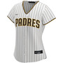Women's Manny Machado White and Brown San Diego Padres Home Replica Player Jersey