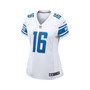 Women's Jared Goff White Detroit Lions Game Player Jersey
