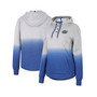 Women's Gray, Royal Florida Gators Aurelia Dip-Dye Quarter-Snap Pullover Hoodie