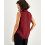 Women's Animal-Print Tie-Neck Blouse, Created for Macy's