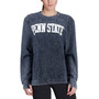 Women's Navy Penn State Nittany Lions Comfy Cord Vintage-Like Wash Basic Arch Pullover Sweatshirt