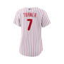 Women's Trea Turner White Philadelphia Phillies Home Replica Player Jersey