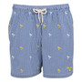 Men's Palm Striped Swim Shorts