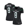 Women's Aaron Rodgers Black New York Jets Game Jersey