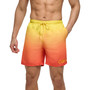 Men's Ombré Sky Gradient 7" Swim Trunks