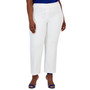 Plus Size Mid-Rise Straight-Leg Crepe Pants