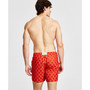 Men's Eco Geo Print Drawstring Swim Trunks