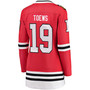 Women's Jonathan Toews Red Chicago Blackhawks Home Breakaway Player Jersey