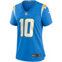 Women's Justin Herbert Powder Blue Los Angeles Chargers Game Jersey