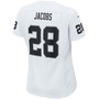 Women's Josh Jacobs White Las Vegas Raiders Player Game Team Jersey