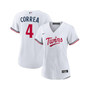 Women's Carlos Correa White Minnesota Twins Home Replica Player Jersey