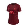 Women's Burgundy Liverpool 2022/23 Pre-Match Home Performance Top