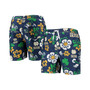 Men's Navy Notre Dame Fighting Irish Floral Volley Swim Trunks