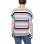 Petite Size Short Sleeve Tie Front Top