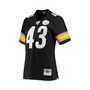 Women's Troy Polamalu Black Pittsburgh Steelers Legacy Replica Team Jersey