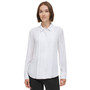 Women's Pleat-Front Long-Sleeve Shirt