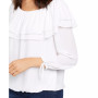 Petite Ruffled Off-The-Shoulder Top