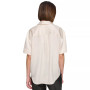 Women's Faux-Wrap Short-Sleeve Blouse
