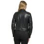Cropped Faux-Leather Jacket