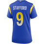 Women's Matthew Stafford Royal Los Angeles Rams Game Jersey