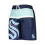 Men's Deep Sea Blue Seattle Kraken Sea Wind Swim Trunks