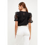 Women's Organza Sleeve Blouse Top