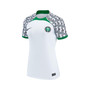 Women's White Nigeria National Team 2022/23 Away Breathe Stadium Replica Blank Jersey