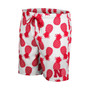 Men's White, Scarlet Nebraska Huskers Pineapple Swim Shorts