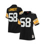 Women's Jack Lambert Black Pittsburgh Steelers Legacy Replica Player Jersey