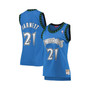 Women's Kevin Garnett Blue Minnesota Timberwolves Hardwood Classics Swingman Jersey